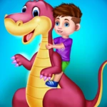 Logo of Dinosaur World Educational fun Games For Kids android Application 